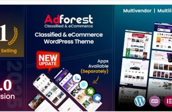 AdForest - одна из ведущих и лучших тем WordPress для премиум-объявлений с выдающимся интерфейсом