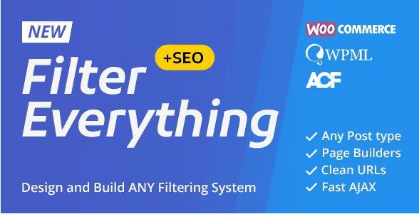 Filter Everything PRO — плагин, который полностью решает проблему фильтрации на сайте WordPress. С WooCommerce или без него.