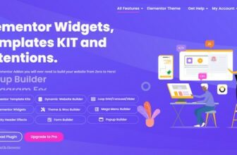 Шикарный плагин Royal Elementor с большим количеством Демо шаблонов и предустановленных блоков, в том числе и всплывающих окон.