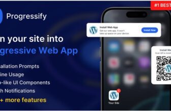 СКАЧАТЬ - Progressify - веб-приложение (PWA) для WordPress - создание сайта для мобильных устройств на русском языке