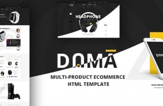 Dama — Магазин, адаптивный Шаблон HTML