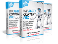 Пак плагинов: WP AutoContent PRO +Auto Traffic & SEO + WP Auto Monetize
