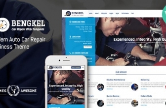Bengkel — Авто Ремонт Бизнес-Тема
