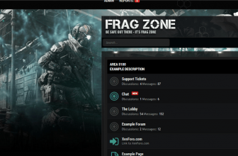 Тема — стиль Frag Zone для Xenforo