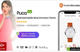 Puca — Оптимизированная мобильная тема WooCommerce