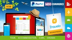 Travelo — Путешествия / Тур / Прокат автомобилей / Круиз Бронирование Тема WordPress